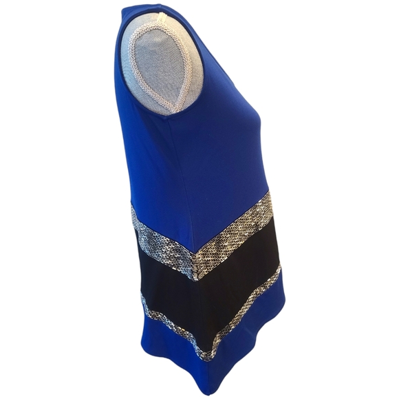 Alfani Sleeveless Sequins Detail Blouse Top Size Small - Picture 2 of 8